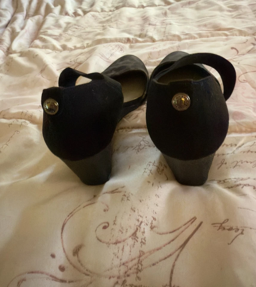 Zapatos deportivos Anne Klein para mujer Tara 2 Nat/negro tacón de cuña para mujer talla 5,5 Foto 2 de 4