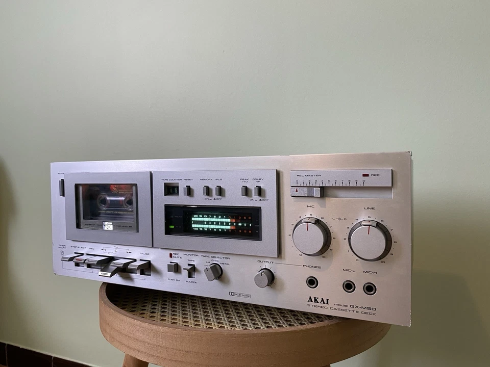 AKAI GX-M50 Stereo Cassette Deck 3 Heads MARCHE MAIS LIRE DESCRIPTION - Imagen 2 de 4