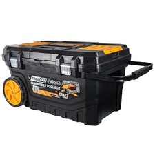 Pull Along Tool Box with Wheels Mobile Portable Organisation Storage DIY Workman