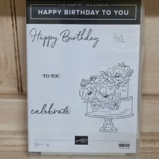 Stampin  Up "Happy Birthday To You" Stamp Set of 5 152308-NEW-SALE-A-BRATION