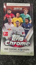 2019/20 Topps Chrome Bundesliga Soccer Factory Sealed Hobby Box! HAALAND ROOKIE!