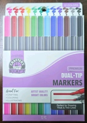 ArtSkills Premium Dual-Tip Markers 12 Pieces