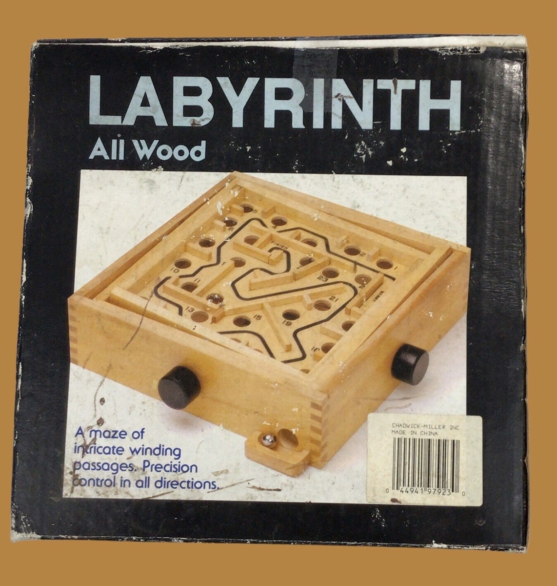 Wooden Labyrinth Toy Maze Of Winding Passages Precision