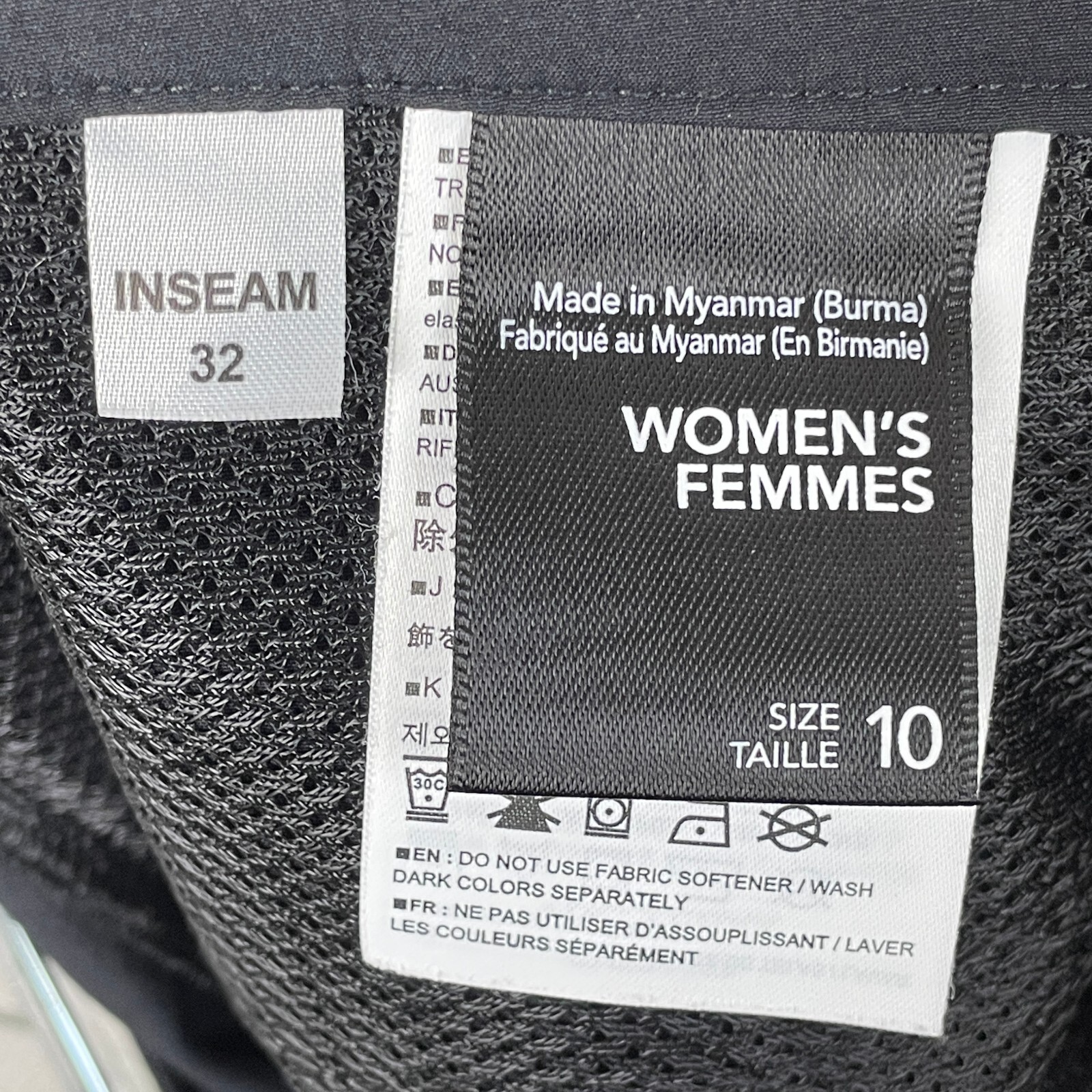 ARC'TERYX Arcteryx Pantaloni Parapetto Donna Taglia 10 Nero Outdoor Escursionismo Gorpcore Asciugatura Rapida