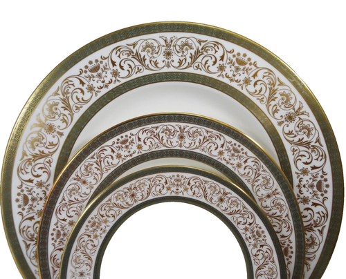 ARAGON by Minton 5 Piece Place Setting NEW NEVER USED made in England - Picture 7 of 21