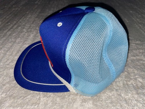 Cappello Berretto Vintage MITSUBISHI TURBO MACHINERY MTM Giapponese Giappone Auto da Corsa Camionista - Foto 5 di 18