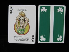 Larry Siegfried  Boston Celtics "3 of Clubs"  Playing Card 