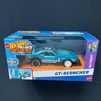 Hot Wheels Gt-Scorcher Pull Back Speeders 1:43 Hw Torque 2023 HPR81 TüRkis Blau