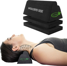 Cervical Orthotic Traction Block, Firm, Spinal Neck Alignment, Cervical Tra...