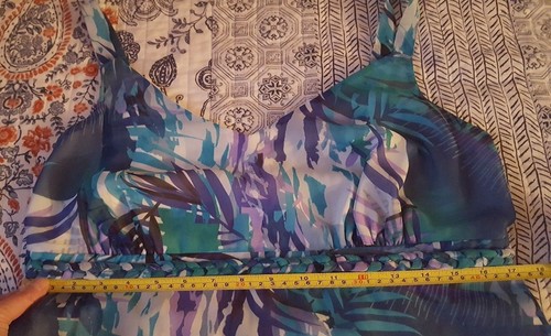 Simply Be women's long maxi dress sleeveless M 10 12 emerald green tropical $99 - Picture 10 of 10