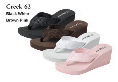 wedge thongs flip flops