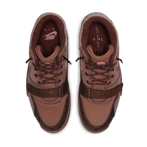 Travis Scott x Nike Air Trainer 1 Cactus Jack Light Chocolate Rust Pink - Picture 5 of 12