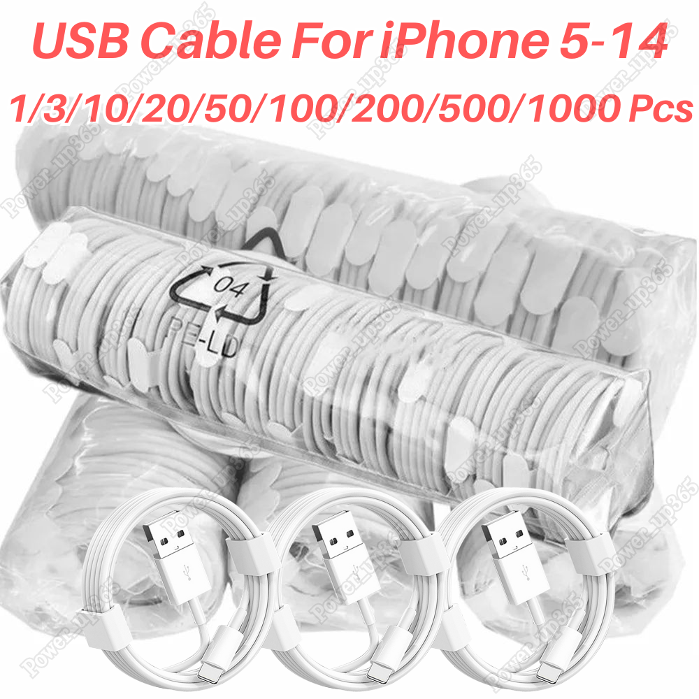 Lot USB Charger Cable Cord For iPhone 6 7 8 Plus SE X XS XR 11 12 13 14 Pro Max