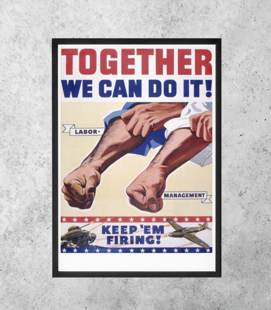 WW2 U S Propaganda Poster 