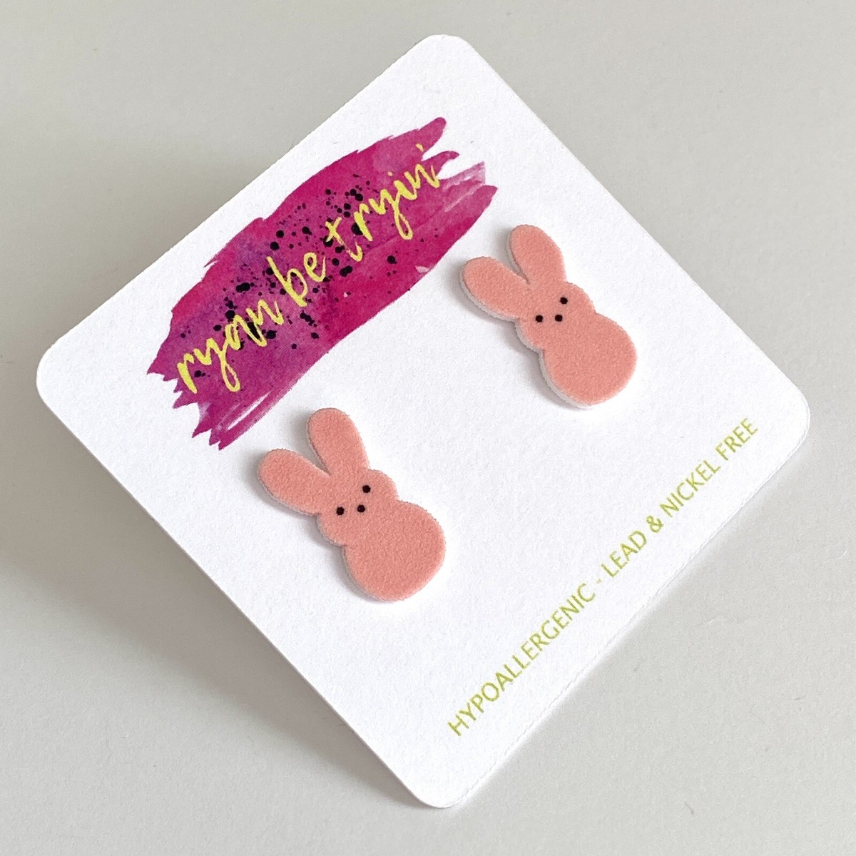 6 Pairs Easter Bunny Earrings For Women & Girls - Cute Rabbit Drop Earrings, Holiday Costume Jewelry Set