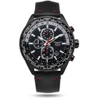 Aviator F-Series Mens Professional Chronograph Leather Strap 45mm Watch AVAW9485