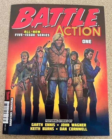 Battle Action Variant Limited Edition #1 Comic Garth Ennis