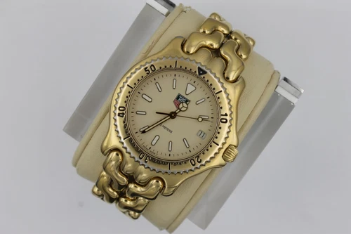 Tag Heuer S94.706 Mens SEL Series Professional Watch WG1130.BP0466 Gold Sport
