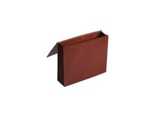 Tops Pendaflex 60545 Premium Reinforced 5   Expansion Wallets  Red Fiber  Letter