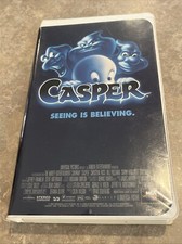 Casper VHS 1997, Clamshell Christina Ricci, Bill Pullman, Eric Idle  TESTED 