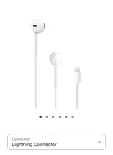 Apple EarPods with Lightning Connector In Ear Canal Headset - White
