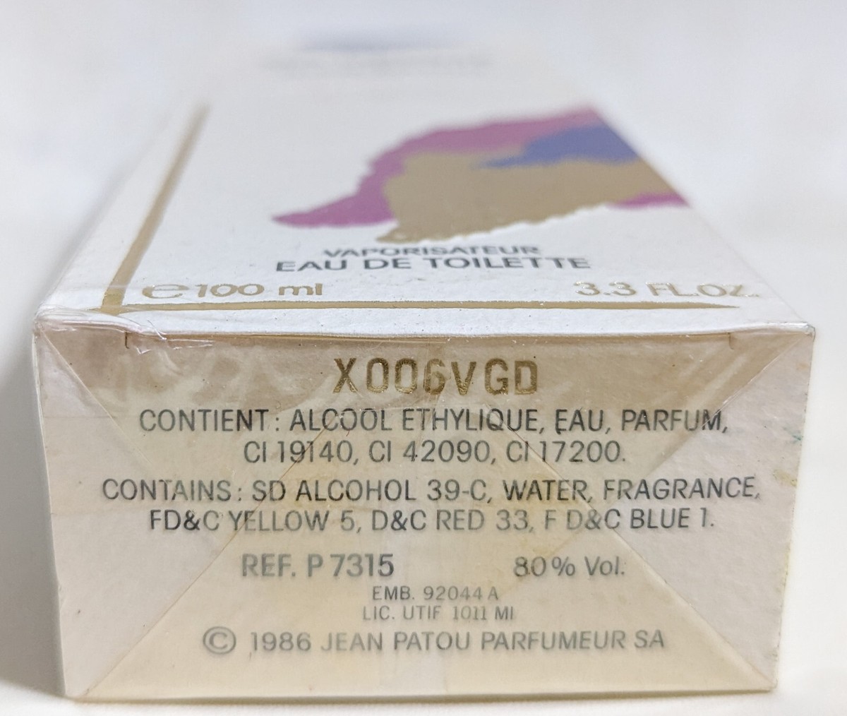 Jean Patou Ma Liberte Eau de Toilette 100ml / 3.3oz spray