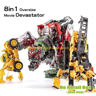 Aoyi 6001-8abcd DD01-04 Devastator 8in1 Combine 30cm 12'' Action Figure Robot Toy