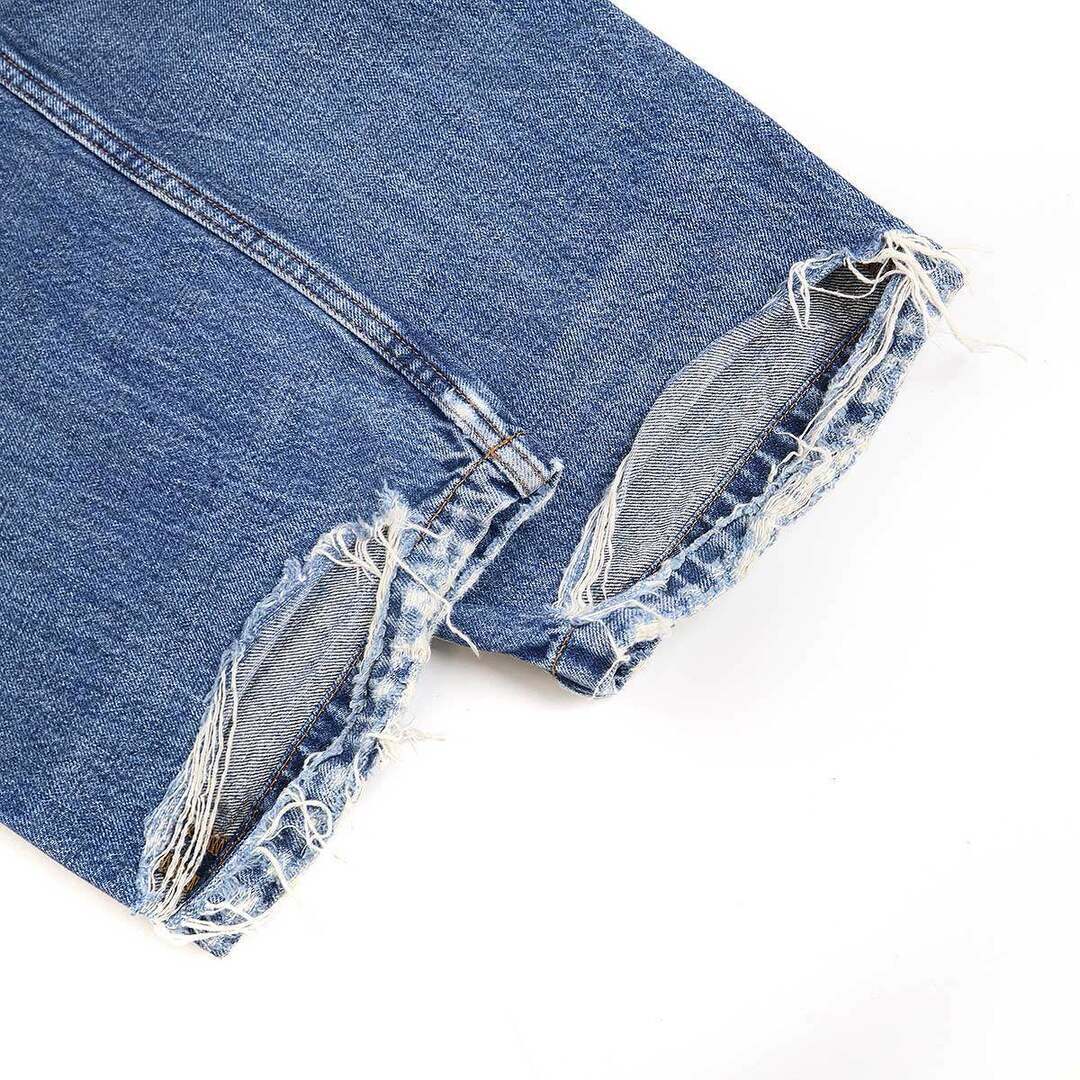 BALENCIAGA 23AW Loose Fit Damaged Denim Pants 736540 TBP48 BALENCIAGA 23AW Loose Fit Damaged Denim Pants 736540 TBP48