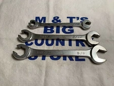 Mac Tools USA 3pc Flare Open Wrench Set SAE COB12, 18, 20 3/8", 9/16", 5/8"