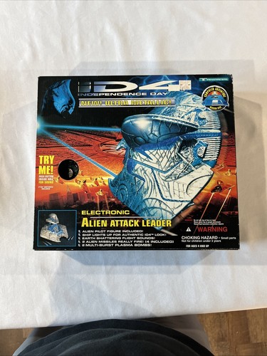 LOT(2) 1996 ID4 Independence Day Electronic ALIEN ATTACKER + ATTACK LEADER Ship - Picture 14 of 14