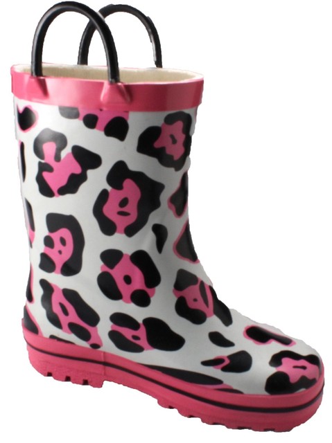 cheetah print rain boots