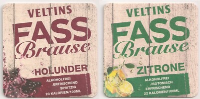 Veltins - Beer Mat ''Barrel Brause Elderberry / Lemon''