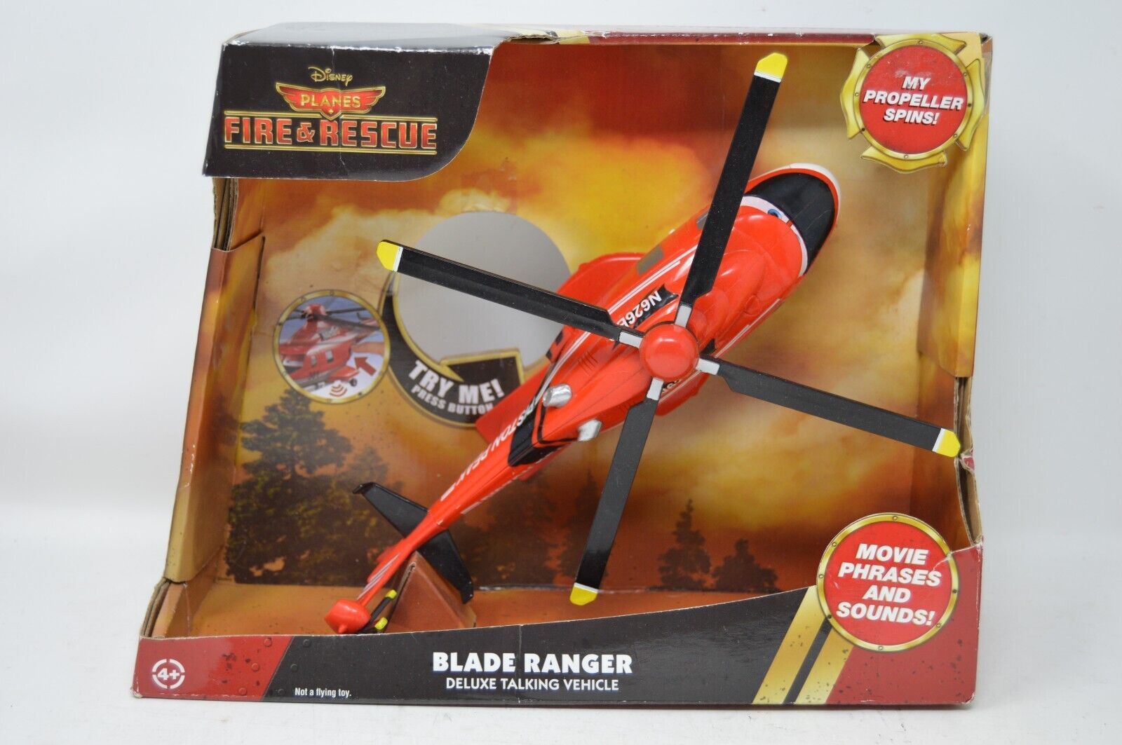 Mattel Disney Planes Fire & Rescue Blade Ranger Deluxe Talking Vehicle NEW