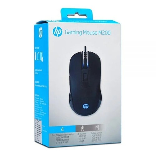 HP M200 mouse da gioco cablato 2400 MAX DPI RGB (BIANCO/NERO) - Foto 5 di 5