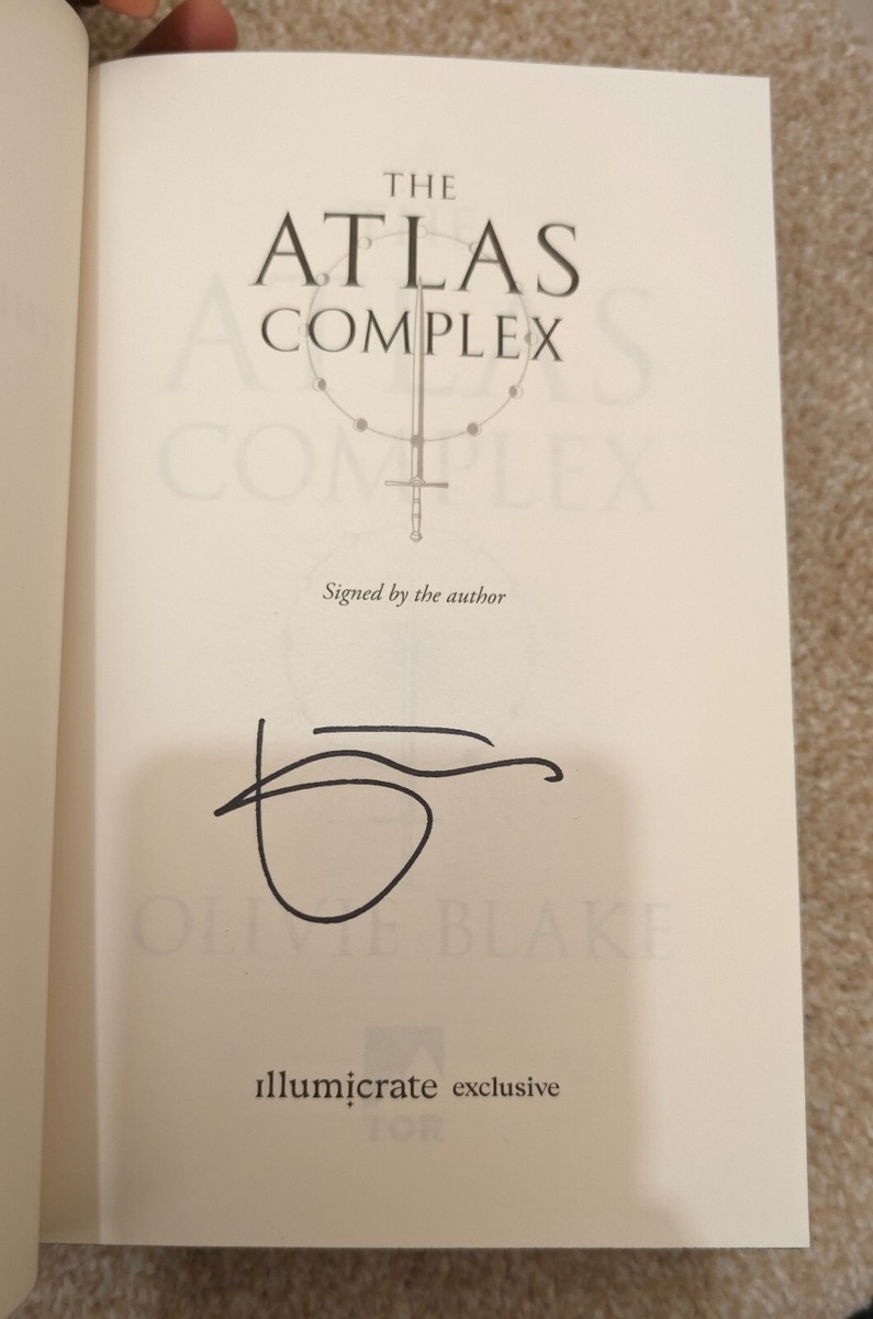 Illumicrate SIGNED The Atlas Six Trilogy Compled Paradox Olivie