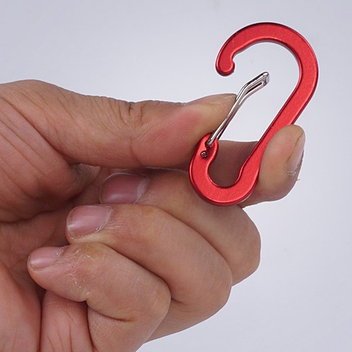 6pcs Mountaineering Carabiners Gourd Shape Climbing Tool Waterproof Climbing