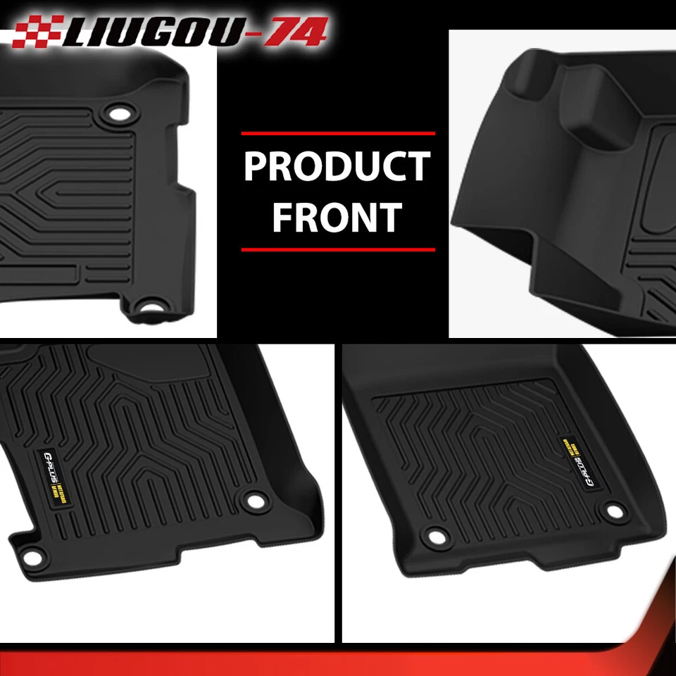Fit For Honda Accord Sedan 2013-2017 TPE 3D Molded Floor Mats Waterproof Liners - Image 3 of 4