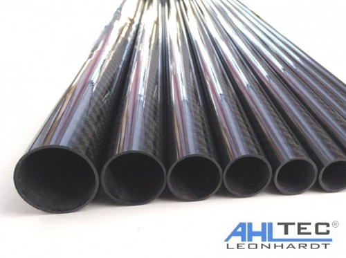 High Gloss Carbon Tube Ø 12mm / Visible Carbon Fiber Tube 3K Twill / Length - Picture 4 of 4