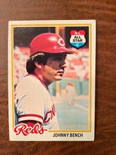 Topps Johnny Bench 1978 #700 very good condition family collection 