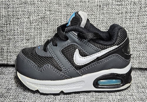NIKE AIR MAX NAVIGATE TODDLER SIZE 5C BLACK/GREY/BLUE LIGHTLY USED - Picture 8 of 11