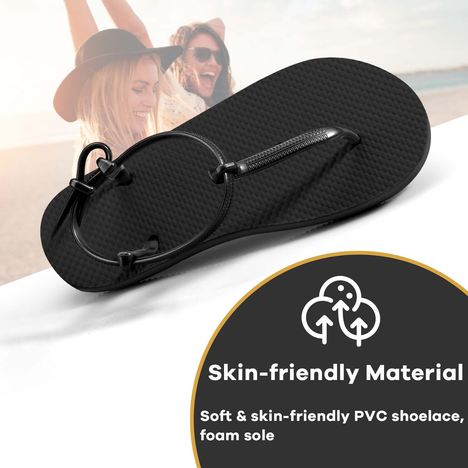 Low-Wedge Women Orthopedic Sandals Casual Flat Shoes Flip Flops Ladies Anti-Slip