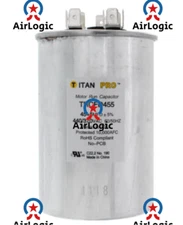 RUN CAPACITOR 45+5 MFD 440/370 VOLT ROUND TITAN PRO TRCFD455