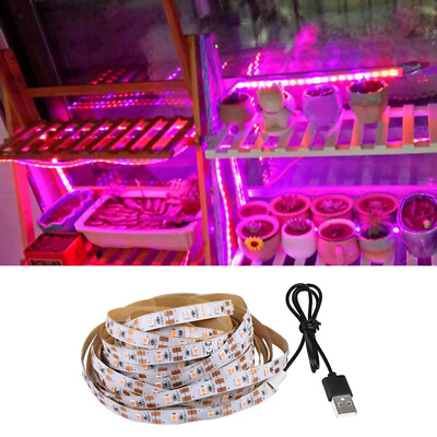 LED Wachsen Licht Gesamte Spektrum Streifen USB 5V SMD 2835 Chip LED Phyto Lampe