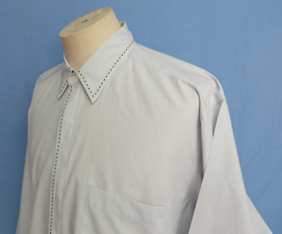 COMME des GARCONS HOMME Hand Stitch Light Gray Solid Cotton Men