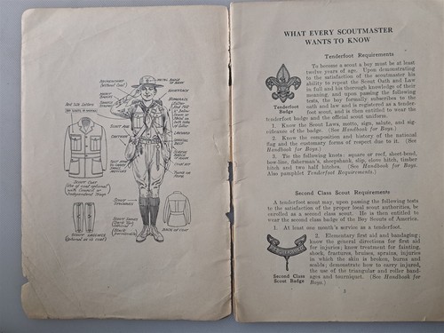 The Scoutmaster and His Troop - Circa 1920 Boy Scouts Booklet - Bild 2 von 4