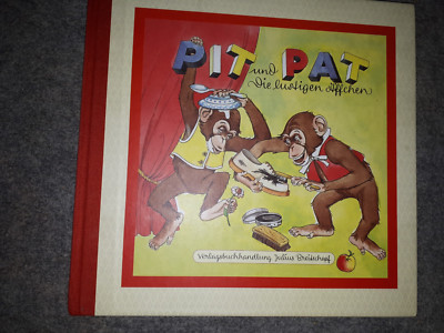PAT und PAT-Die lustigen Äffchen-Verlagsbuchhandlung Julius Breitschopf-Erstaufl