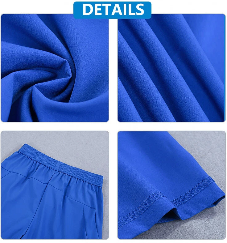 Pantalones Cortos para Correr de Verano Hombres Deportes Correr Fitness Pantalones Cortos Secado Rápido Gimnasio Pantalones Cortos Foto 3 de 4