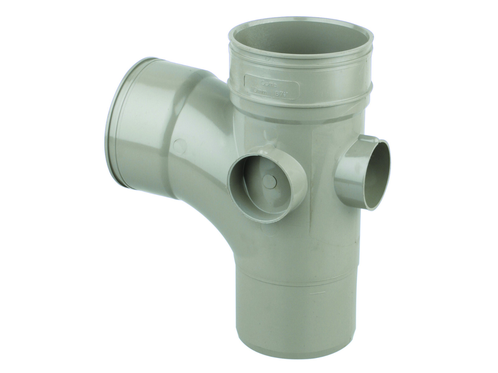 Wavin Osma Solvent Weld 92 Degree Single Branch Pipe 110mm (4"") 4S290E Olive