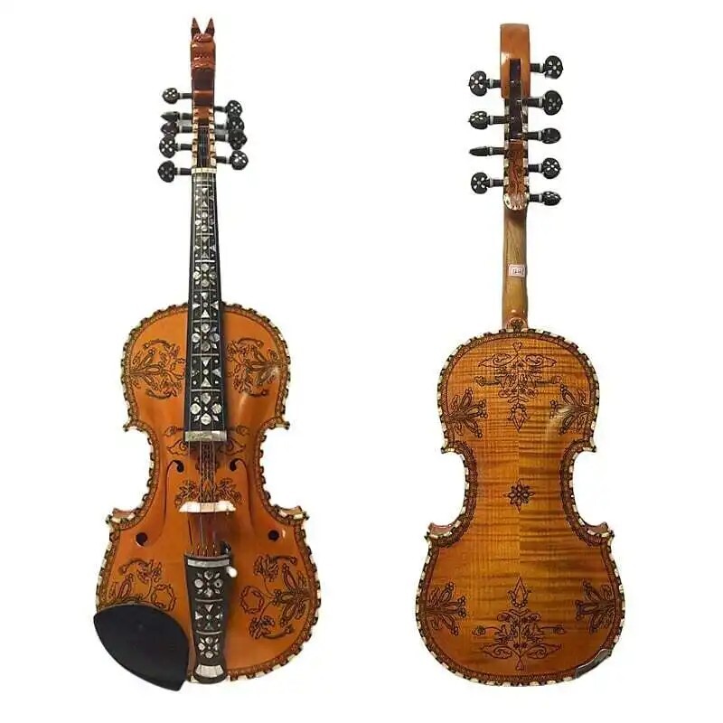 Deluxe fancy Norwegian fiddle 4/4 violin (4*5) of profession concert #8959