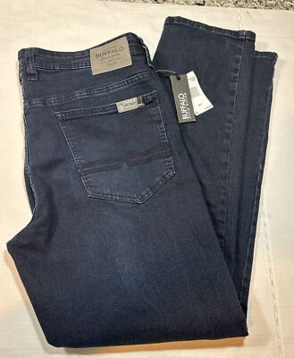 Buffalo David Bitton denim Dark wash Evan-x slim straight stretch